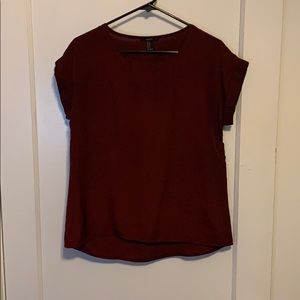 Burgundy Blouse